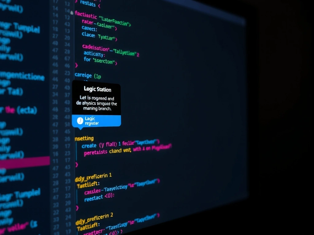 Annotated game editor interface showing a visual script for a liquid physics simulation