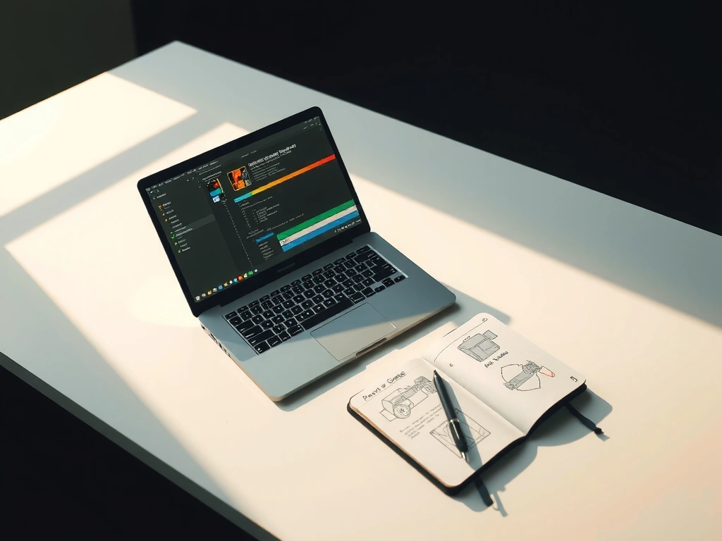 Creative workspace with game development tools